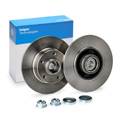 DELPHI Brake disc RENAULT: MEGANE 3, MEGANE 3 Grandtour, Megane CC 8mm 5 solid Oiled BG9137RS 432000010R,432002188R,432006506R,432007556R,8660001616