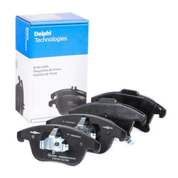 DELPHI LP3181 Brake pad set with acoustic wear warning with anti-squeak plate without accessories FORD: Mondeo 5, Galaxy Mk3 MPV, Mondeo 5 Kombi