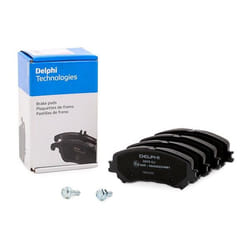 DELPHI LP3275 Brake pad set prepared for wear warning indicator with anti-squeak plate with accessories RENAULT: Megane 4, GRAND SCENIC 4, Scénic IV