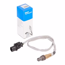 Lambda sensor; DELPHI; Broadband oxygen sensor, Heated; for VOLKSWAGEN, AUDI, SEAT, SKODA, VW; 03C906262D, 03G906262A, 03G906 ...