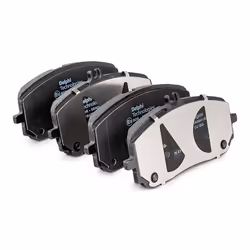 DELPHI LP3437 Brake pad set prepared for wear warning indicator with anti-squeak plate with accessories MERCEDES-BENZ: A-Class, GLE, CLA Coupe