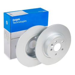 DELPHI Brake disc LAND ROVER: Range Rover Evoque 10mm solid Coated BG4947C LR072016 Brake rotor, Brake discs, Brake rotors