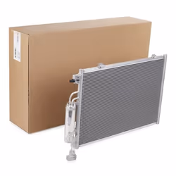 Condenser; DELPHI; with dryer 527; for FORD; 1756414, 1818909, AV1119710BB, AV1119710DA, AV1119710FA