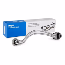 Suspension arm; DELPHI; with ball joint Rear Axle, Lower, Front Control Arm Aluminium; for CITROËN, PEUGEOT, VAUXHALL, DS, OP ...