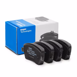 DELPHI LP3551 Brake pad set not prepared for wear warning indicator with anti-squeak plate with accessories RENAULT: Clio 4, Megane 4, CLIO 3 - Additional view 4