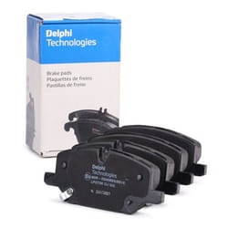 DELPHI LP3736 Brake pad set not prepared for wear warning indicator with anti-squeak plate without accessories VAUXHALL: Insignia Mk2