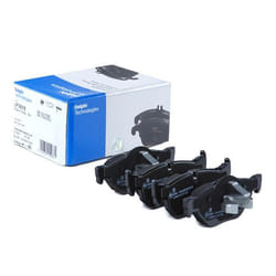 DELPHI LP3618 Brake pad set prepared for wear warning indicator with anti-squeak plate without accessories BMW: 3 Coupe, 3 Saloon, 3 Touring