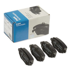 DELPHI LP3640 Brake pad set not prepared for wear warning indicator with anti-squeak plate without accessories PEUGEOT: 208 II Hatchback, 2008 II