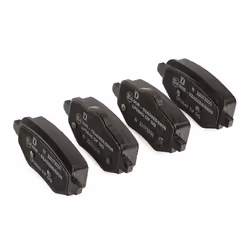 DELPHI LP3640 Brake pad set not prepared for wear warning indicator with anti-squeak plate without accessories PEUGEOT: 208 II Hatchback, 2008 II