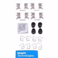 Accessory Kit, disc brake pads; DELPHI; for SUZUKI, OPEL