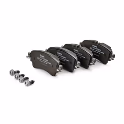 DELPHI LP3240 Brake pad set prepared for wear warning indicator with anti-squeak plate with accessories AUDI: A4 B9 Saloon, A4 B9 Avant
