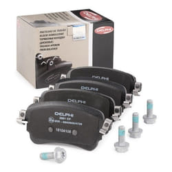 DELPHI LP3261 Brake pad set not prepared for wear warning indicator with anti-squeak plate with accessories PEUGEOT: Expert III Van