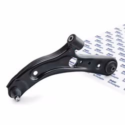 Suspension arm; DELPHI; with ball joint Left, Front Axle Control Arm Sheet Steel; for SUZUKI, FIAT; 71742732, 71750211, 71768 ...
