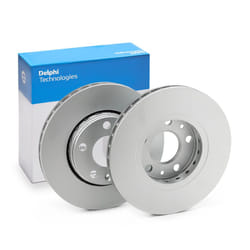 DELPHI Brake disc RENAULT: MEGANE 3, MEGANE 3 Coupe, MEGANE 3 Grandtour, DACIA: Duster Off-Road, Duster II, Duster Van, NISSAN: Townstar Van, Juke II