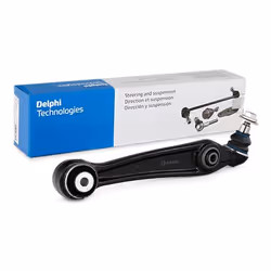 Suspension arm; DELPHI; with ball joint Front Axle Right, Rear, Lower Control Arm Steel; for BMW; 31126864822