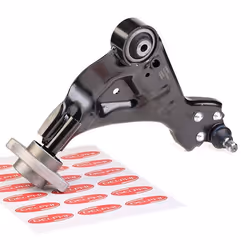 Suspension arm; DELPHI; with ball joint Left, Front Axle Control Arm Sheet Steel; for MERCEDES-BENZ; 6393301207, 6393301401, ...