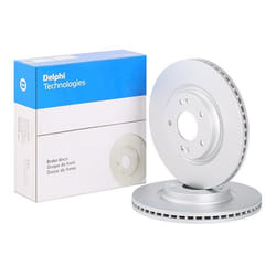 DELPHI Brake disc HYUNDAI: Tucson, ix35, i30 III Hatchback, KIA: Sportage IV, Optima / K5 Sportswagon, Niro 25mm 5 Vented Coated BG4931C 51712C1000