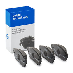 DELPHI LP3392 Brake pad set not prepared for wear warning indicator without anti-squeak plate without accessories TOYOTA: RAV4 V, Camry VIII Saloon