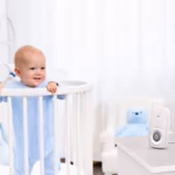 Motorola MBP24 Audio Baby Monitor with Room Temperature Display, High Sensitivity Microphone and Two-Way Talk