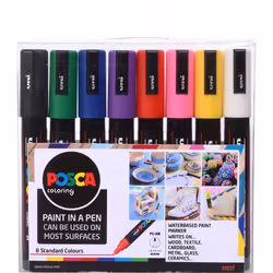 Uni-Ball UNI POSCA PC-5M PNMK AST PK8