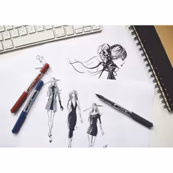 uni-ball UB-150 Eye Micro Rollerball Pens, Red Uni Super Ink, .5mm Nib, Box of 12