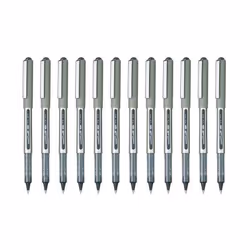 uni-ball Eye Fine UB-157 Rollerball Pen - Black, Pack of 12