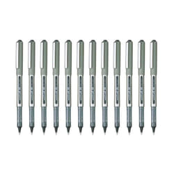 uni-ball Eye Fine UB-157 Rollerball Pen - Black, Pack of 12