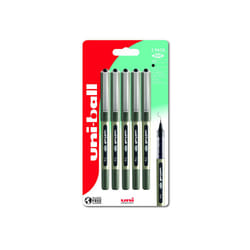 Eye UB-157 Black Rollerball Pens. Premium Fine 0.7mm Ballpoint Tip for Super Smooth Handwriting, Drawing, Art, Crafts and Colouring. Fade and Water