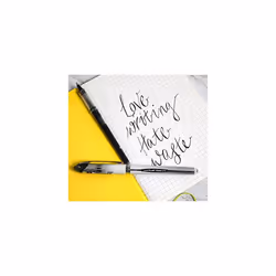 UB-200 Vision Elite Rollerball Pens. Premium Medium 0.8mm Ballpoint Tip for Super Smooth Handwriting, Drawing, Art, Crafts and Colouring. 2 Pens + 2