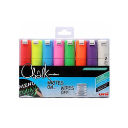 Uni-Ball ChalkGlass PWE-8K Multicolour 8 pc(s)