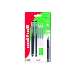 UF-222-07 Erasable Rollerball Gel Pens. Premium 0.7mm Ballpoint Tip for Super Smooth Writing, Drawing & Colouring. Easy-Retract Eraser for Secure and