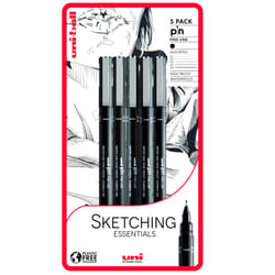 Uni-Ball PIN Sketching Essentials Pigment Ink Fine Line Pen 0.1mm 0.2m