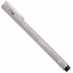 uni-ball PIN Fineliner Technical Drawing Pens - Set of 3 - 0.5mm, Light Grey