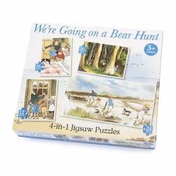 We're Going On A Bear Hunt 4 In 1 Childrens Jigsaw Puzzle