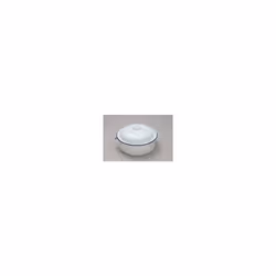 20cm White Round Enamel Roaster - Falcon Traditional Casserole Dish - roaster round 20cm falcon white enamel traditional cas ...