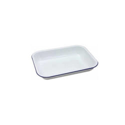 Falcon Housewares Enamel Bake Pan EB887 31 x 25 x 5 cm White Ovenpan Cookware