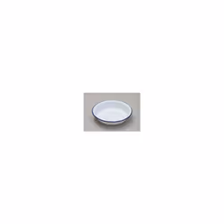 22cm White Round Pie Dish - Falcon Enamel x Traditional 45d -  dish round pie 22cm falcon enamel x white traditional 45d