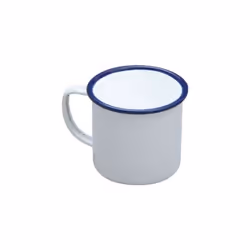 Falcon Traditional Enamel White Mug 9cm x 568ml [50009]