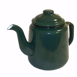 Falcon Traditional Enamel Tea Pot Green