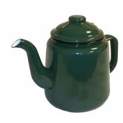 Falcon Traditional Enamel Tea Pot Green