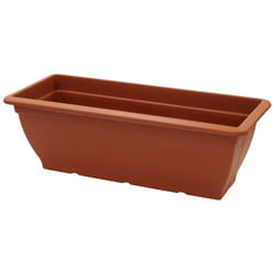 Extra Large 60cm Plastic Planter Plant Pot Plastic Trough Planter Terracotta - 1