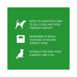 FRONTLINE Plus Flea & Tick Treatment X Large Dog (40+ kg) 3 Pipette Pack