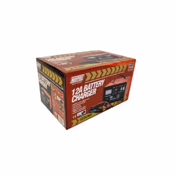Maypole 12A Metal Battery Charger 12/24V Fast/Boost Mode Robust Steel New MP716