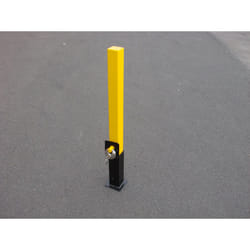 Removable Security Parking Post -  security post removable parking bollard driveway maypole mp9731 lock padlock