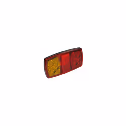 Trailer Lamp 12V LED Left Hand Rectangle Rear