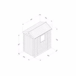 Timberdale 6x4 Apex Shed