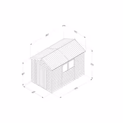 Timberdale 10x6 Apex Shed