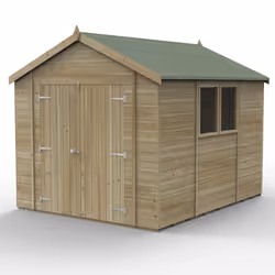 Timberdale 10x8 Apex Shed - Double Door