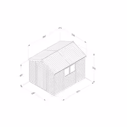 Timberdale 10x8 Apex Shed