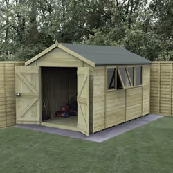 Timberdale 12x8  Apex Shed - Double Door
